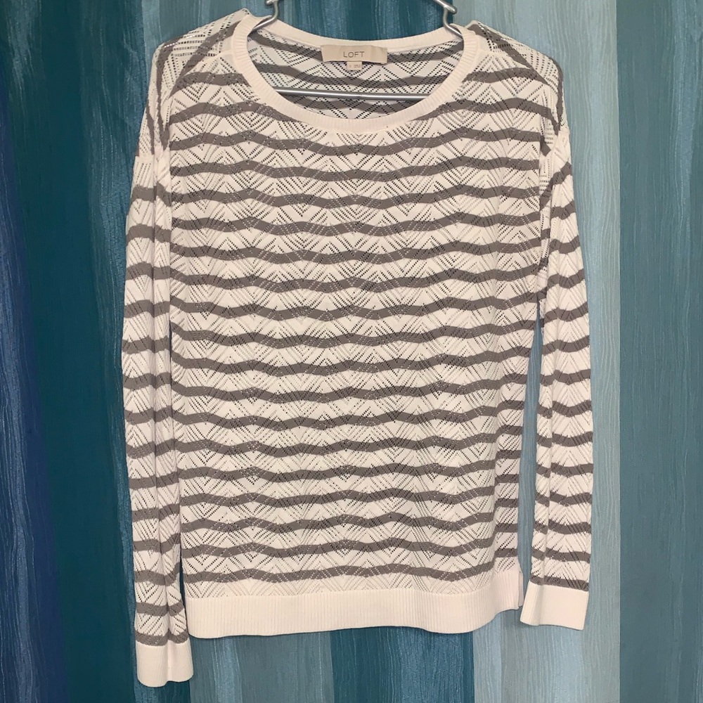 LOFT Stripes Sweater size Small